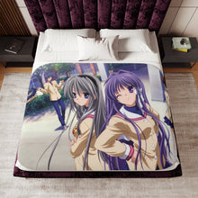 Load image into Gallery viewer, Clannad Tomoya Okazaki, Nagisa Furukawa, Tomoyo Sakagami, Kyou Fujibayashi, Youhei Sunohara Sherpa Blanket
