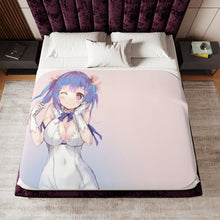 Load image into Gallery viewer, Is It Wrong To Try To Pick Up Girls In A Dungeon? Sherpa Blanket
