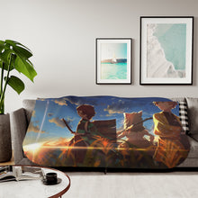 Load image into Gallery viewer, Anime Demon Slayer: Kimetsu no Yaiba Sherpa Blanket
