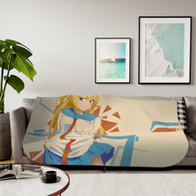 Load image into Gallery viewer, Kirisaki Chitoge Sherpa Blanket
