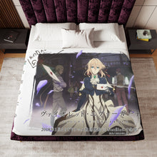 Load image into Gallery viewer, Violet Evergarden Sherpa Blanket
