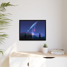 Load image into Gallery viewer, Your Name Mitsuha Miyamizu, Taki Tachibana Canvas Framed Art Print
