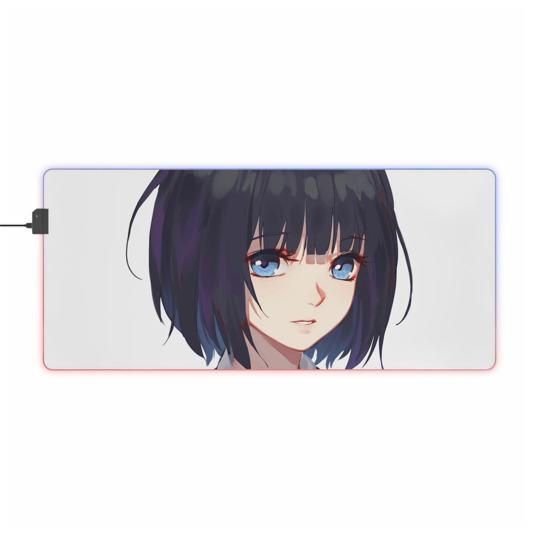 Kuzu No Honkai Hanabi Yasuraoka RGB LED Mouse Pad (Desk Mat)