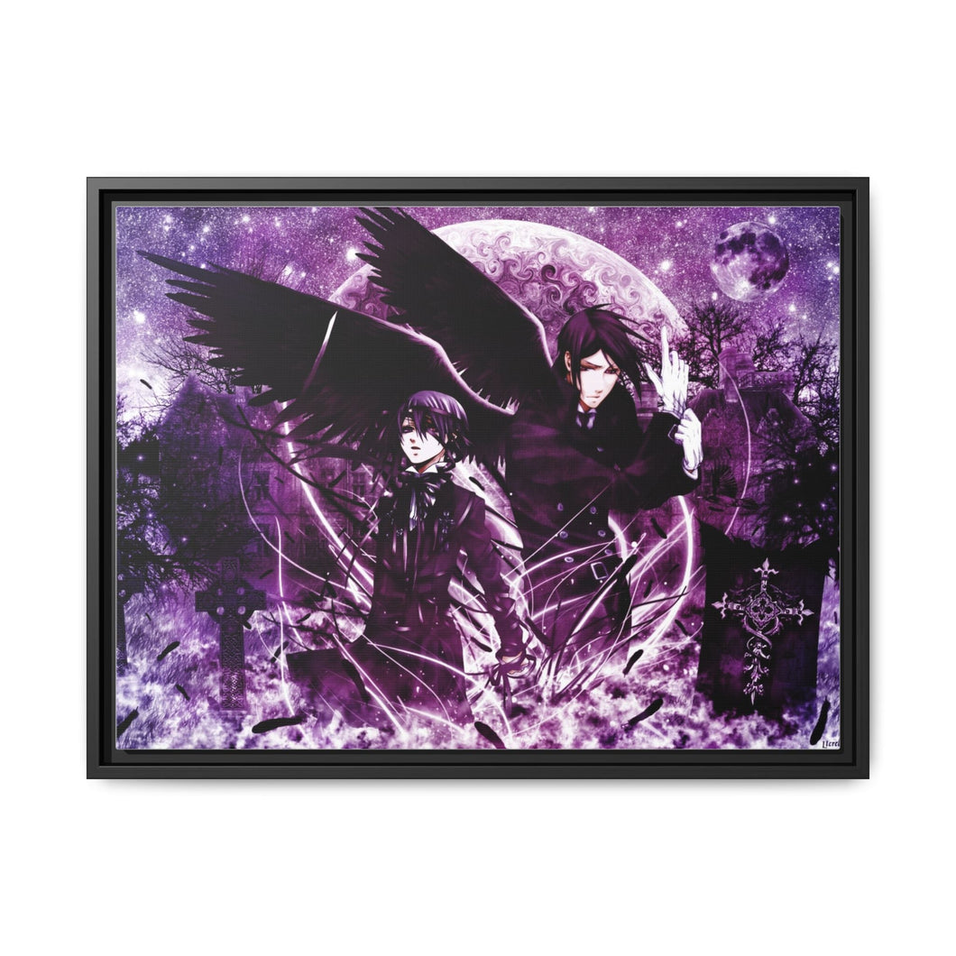 Anime Black Butler Canvas Framed Art Print