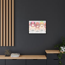 Load image into Gallery viewer, The Quintessential Quintuplets Miku Nakano, Itsuki Nakano, Nino Nakano, Yotsuba Nakano, Ichika Nakano Canvas Framed Art Print
