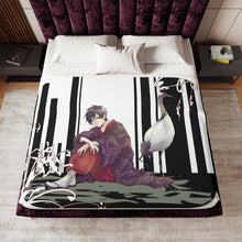 Load image into Gallery viewer, Durarara!! Izaya Orihara Sherpa Blanket
