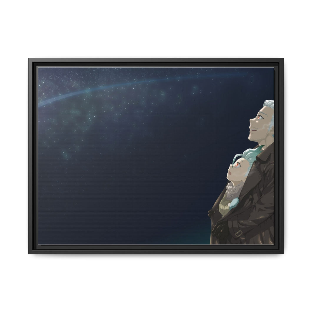 Anime Dr. Stone Canvas Framed Art Print