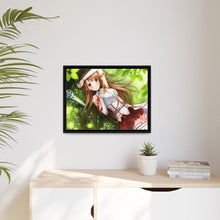 Load image into Gallery viewer, Sword Art Online Asuna Yuuki Canvas Framed Art Print

