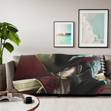 Load image into Gallery viewer, Dracule Mihawk Sherpa Blanket
