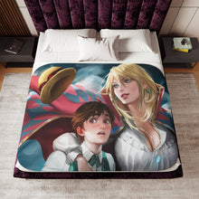 Load image into Gallery viewer, Anime Howl&#39;s Moving Castle Sherpa Blanket
