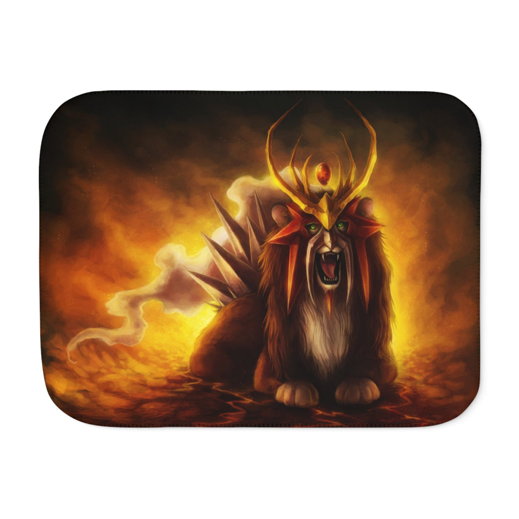 The holy guardian of the sacred fire Sherpa Blanket