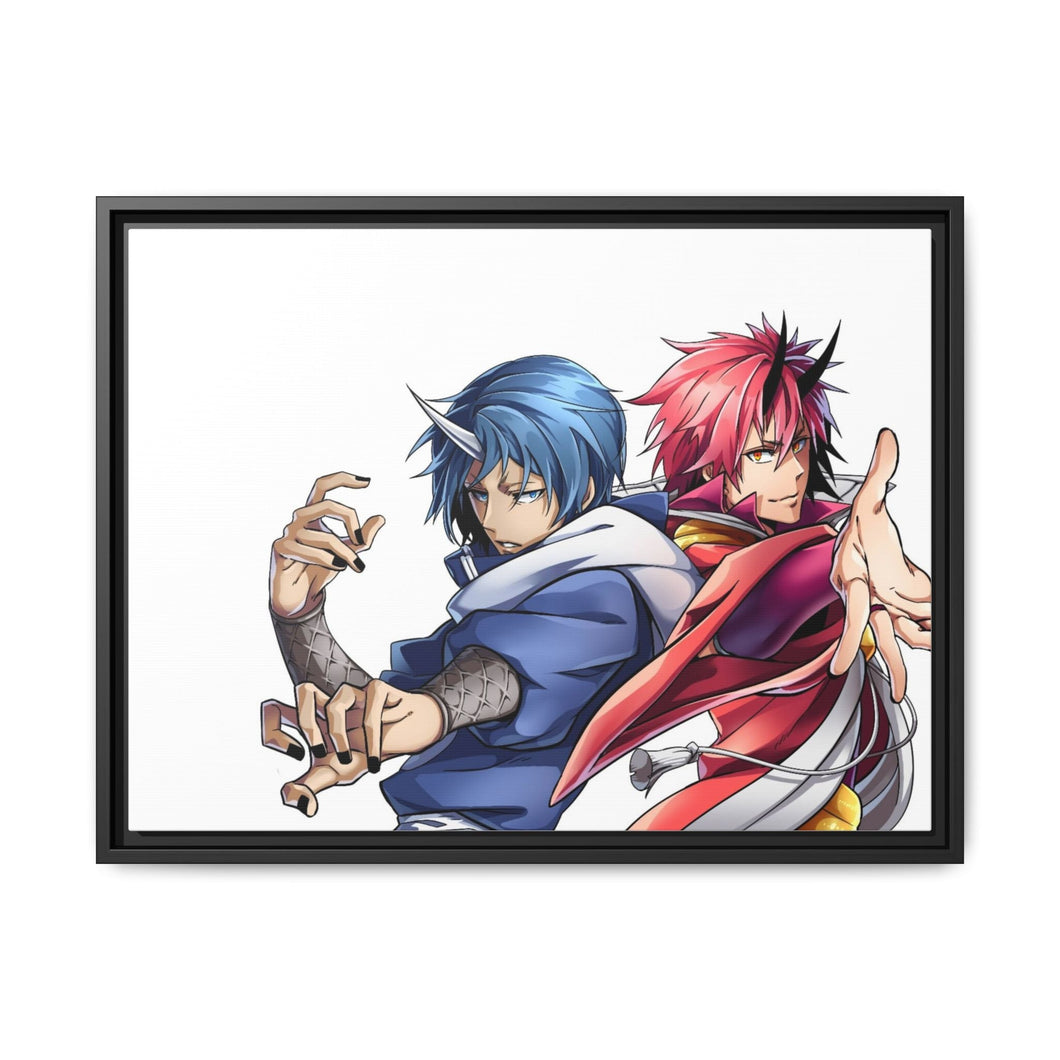 Anime That Time I Got Reincarnated as a Slime Canvas Framed Art Print