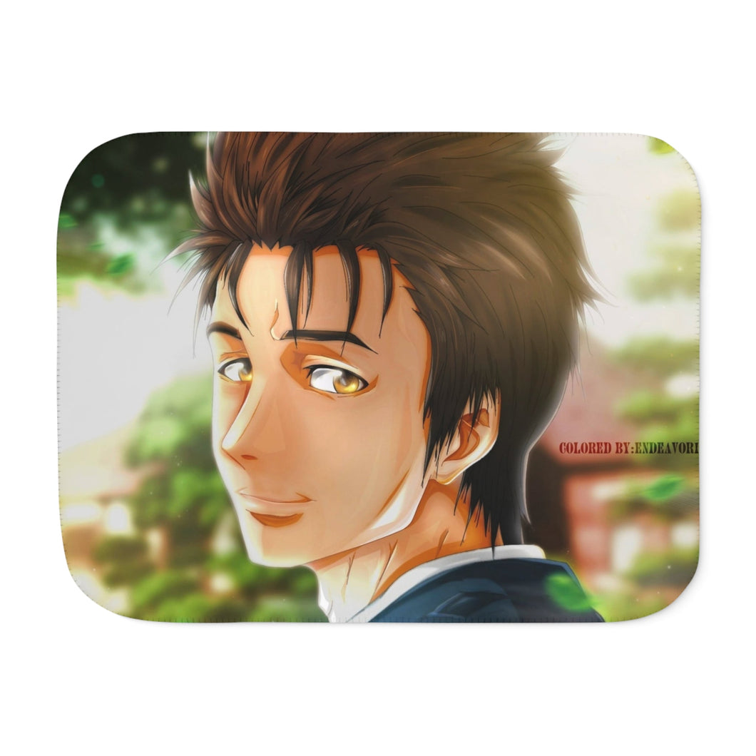Shinichi Izumi Face Sherpa Blanket