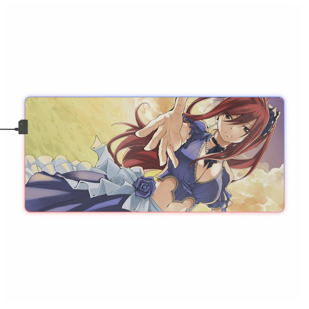 Fairy Tail Erza Scarlet RGB LED Mouse Pad (Desk Mat)