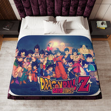 Load image into Gallery viewer, Dragon Ball Z Sayajins! Sherpa Blanket

