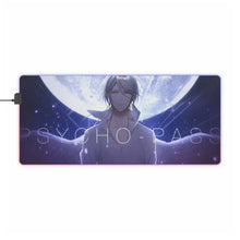 Load image into Gallery viewer, Psycho-Pass Shougo Makishima RGB LED Mouse Pad (Desk Mat)
