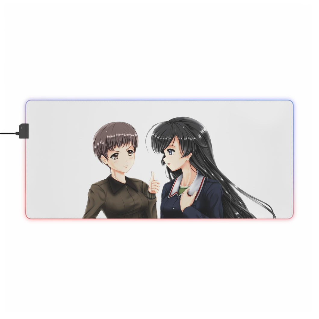 Girls und Panzer RGB LED Mouse Pad (Desk Mat)