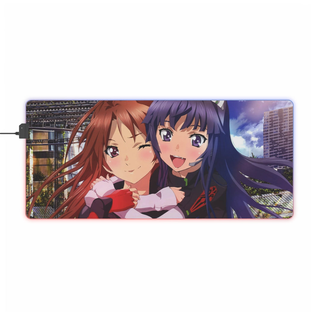 Guilty Crown Ayase Shinomiya, Tsugumi RGB LED Mouse Pad (Desk Mat)