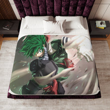 Load image into Gallery viewer, My Hero Academia Izuku Midoriya Sherpa Blanket
