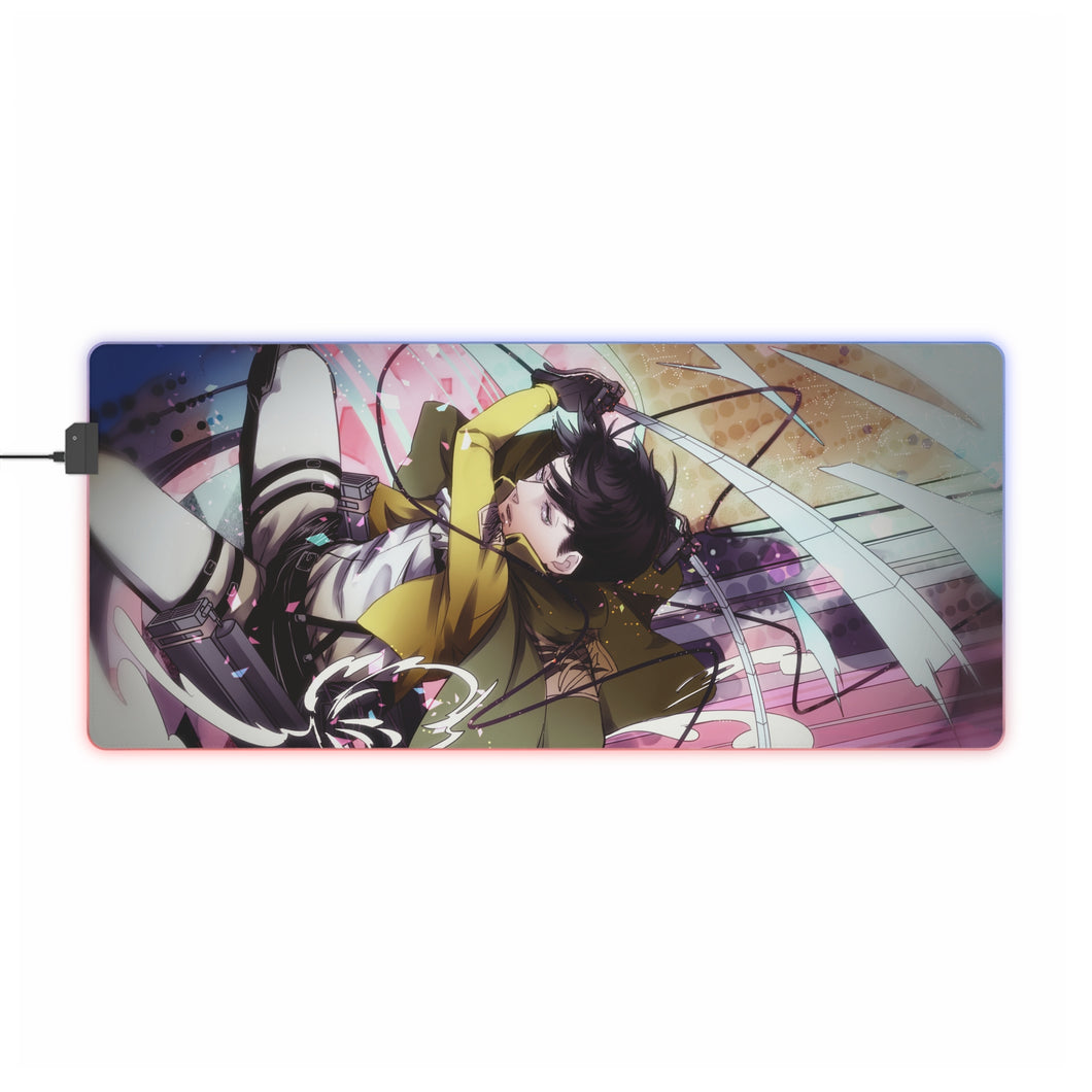 Levi Ackerman RGB LED Mouse Pad (Desk Mat)