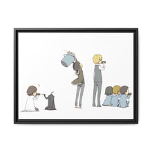 Load image into Gallery viewer, Durarara!! Izaya Orihara, Shizuo Heiwajima, Celty Sturluson, Masaomi Kida, Anri Sonohara Canvas Framed Art Print
