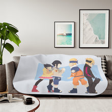 Load image into Gallery viewer, Anime Boruto Sherpa Blanket

