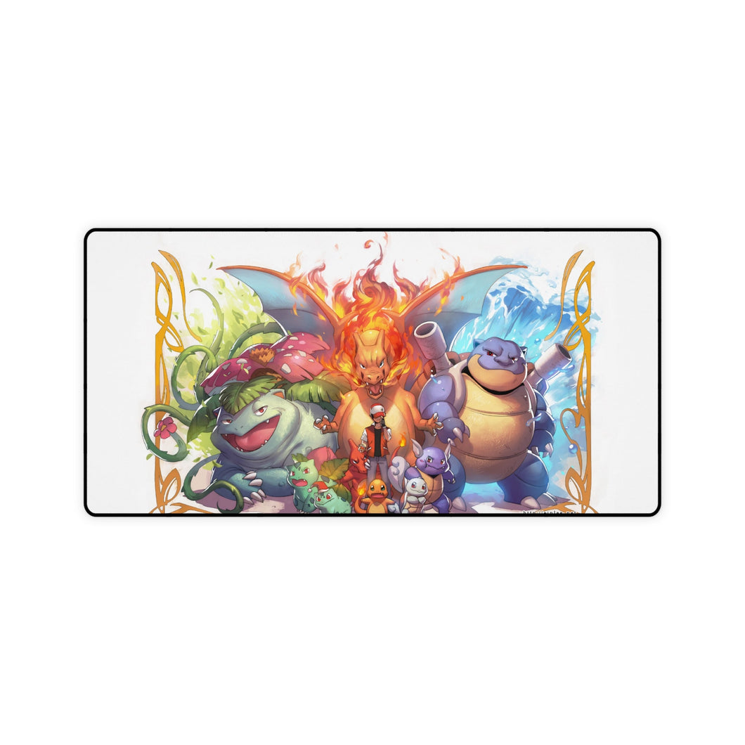 Pokemon evolution Mouse Pad (Desk Mat)