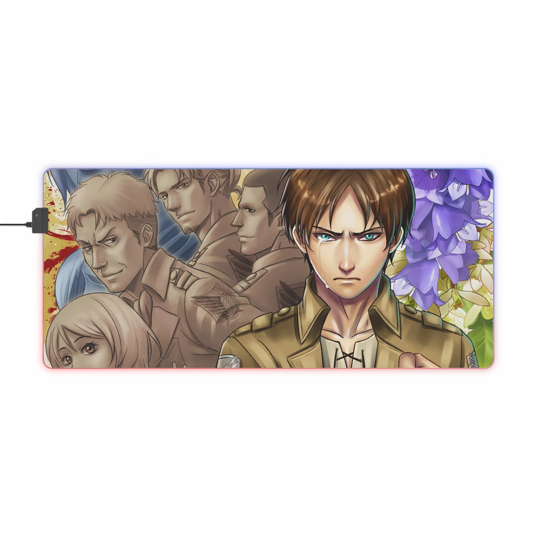 Anime Attack On Titan RGB LED Mouse Pad (Desk Mat)