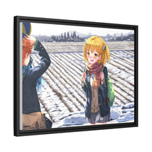 Load image into Gallery viewer, Hinata Shouyou &amp; Yachi Hitoka Canvas Framed Art Print
