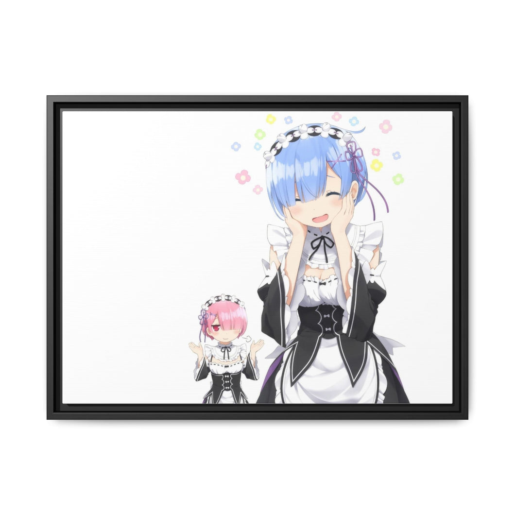 Anime Re:ZERO -Starting Life in Another World- Canvas Framed Art Print