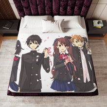 Load image into Gallery viewer, Mei,Kouichi,Izumi,Naoya and Yuuya Sherpa Blanket
