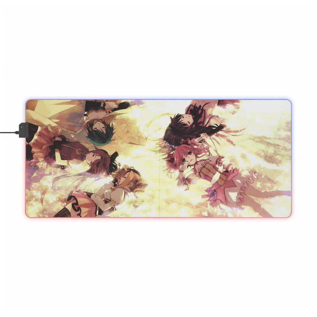 Puella Magi Madoka Magica RGB LED Mouse Pad (Desk Mat)
