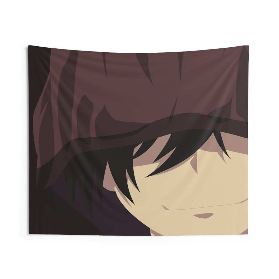 Yū Otosaka Smirking Indoor Wall Tapestry