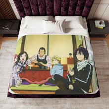 Load image into Gallery viewer, Noragami Yato, Yukine, Hiyori Iki, Kofuku Ebisu, Daikoku Sherpa Blanket
