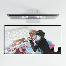 Load image into Gallery viewer, Kirito and Asuna Mouse Pad (Desk Mat)
