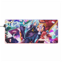 Load image into Gallery viewer, Sora,Shiro and Stephanie RGB LED Mouse Pad (Desk Mat)
