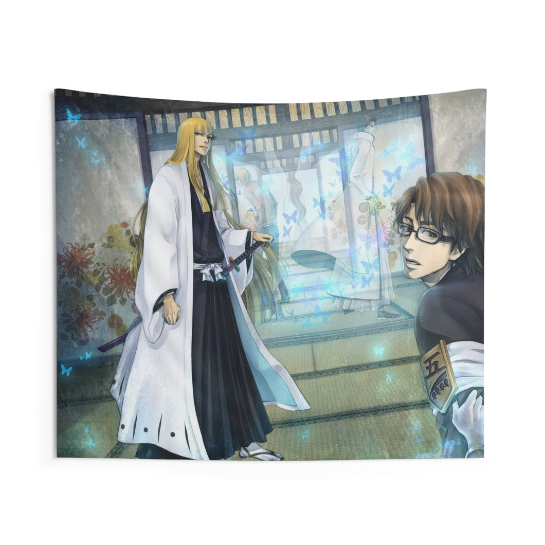 Shinji Hirako & Aizen Sosuke Indoor Wall Tapestry