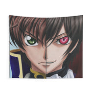 Code Geass Lelouch Lamperouge, Suzaku Kururugi Indoor Wall Tapestry