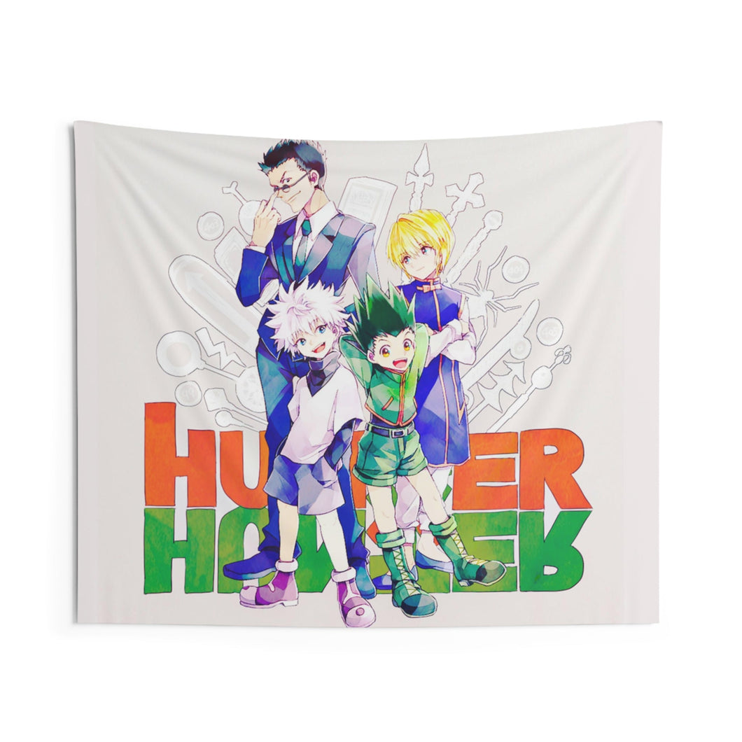 Hunter x Hunter Killua Zoldyck, Gon Freecss Indoor Wall Tapestry