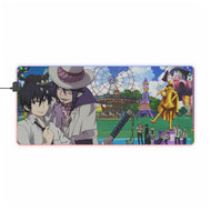 Blue Exorcist Rin Okumura, Yukio Okumura, Mephisto Pheles, Kuro, Shura Kirigakure RGB LED Mouse Pad (Desk Mat)