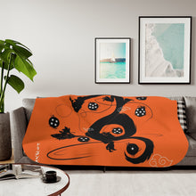 Load image into Gallery viewer, Dragon Ball Dragon Sherpa Blanket
