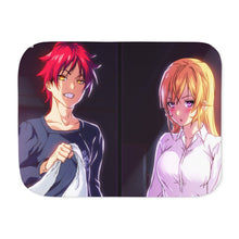Load image into Gallery viewer, Anime Food Wars: Shokugeki no Soma Sherpa Blanket
