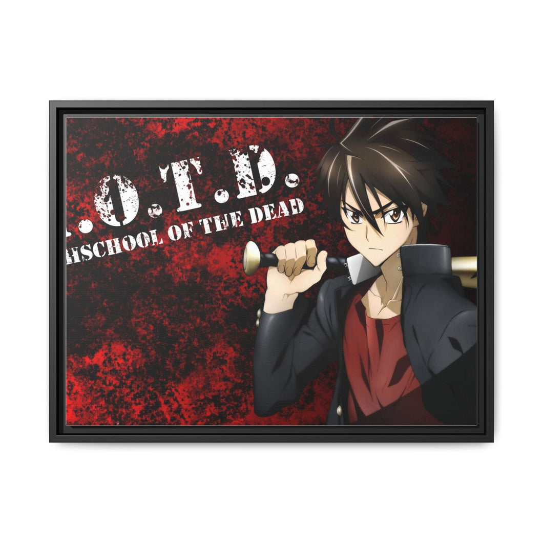 Takashi Komuro Canvas Framed Art Print