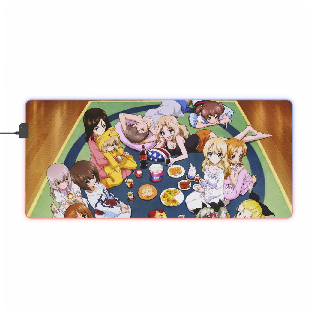 Girls und Panzer RGB LED Mouse Pad (Desk Mat)