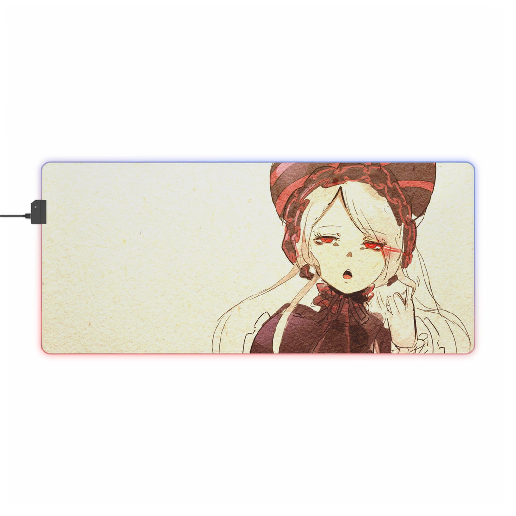 Shalltear Bloodfallen RGB LED Mouse Pad (Desk Mat)