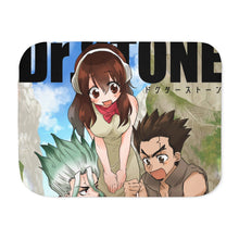Load image into Gallery viewer, Dr. Stone Yuzuriha Ogawa Sherpa Blanket
