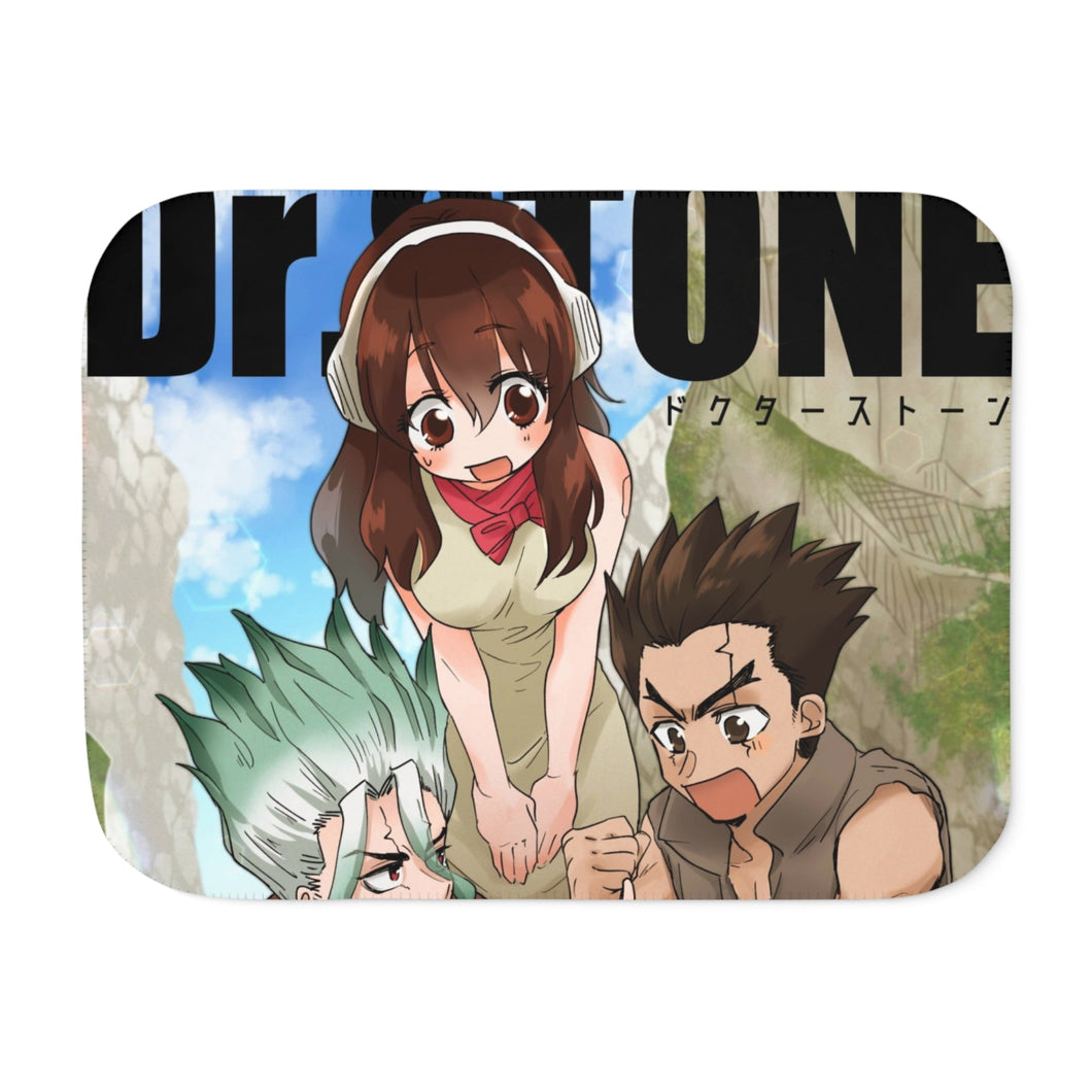Dr. Stone Yuzuriha Ogawa Sherpa Blanket