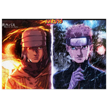 Load image into Gallery viewer, Sasuke (Moon Of Six Paths) and Naruto (Sun Of Six Paths) Jigsaw Puzzle
