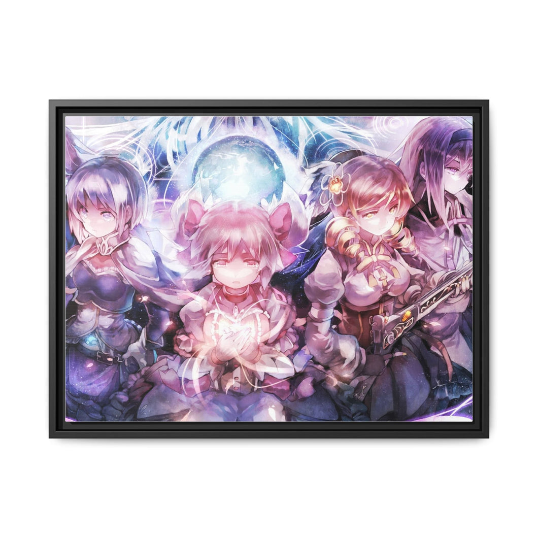 Anime Puella Magi Madoka Magica Canvas Framed Art Print