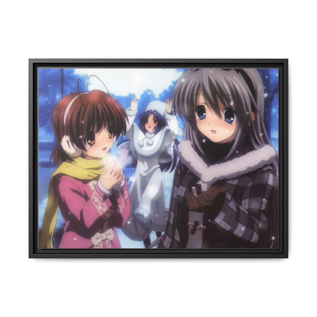 Nagisa Furukawa Canvas Framed Art Print